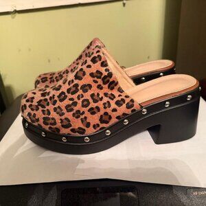 Leopard clogs